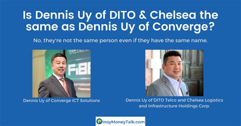 is dennis uy and dennis anthony uy same person|Dennis Anthony H. Uy of CNVRG is not Dennis A. Uy of unlisted .